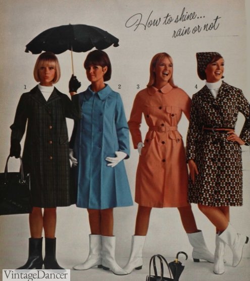 Ten 1960s Coats And Jacket Styles