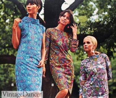 1967 all season paisley dresses