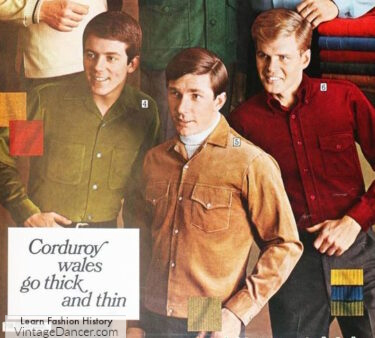 Men's work shirts 1960s