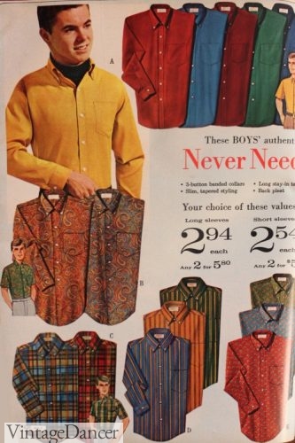 1967 hippie men's shirts