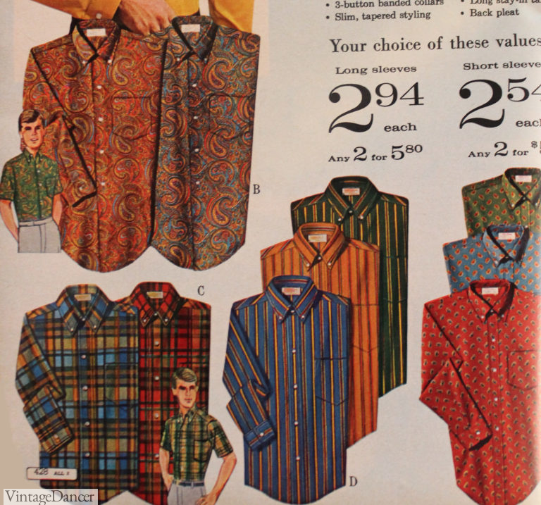 1960s mod shirts