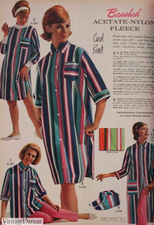 1960s Sleepwear, Pajamas, Robes History