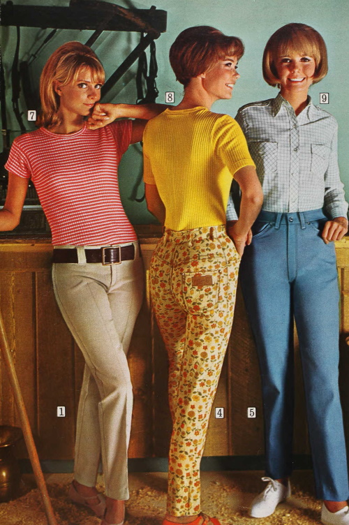 vintage trousers Kleding Dameskleding Broeken & Capriboeken Capris sixties pants 60's Capri 