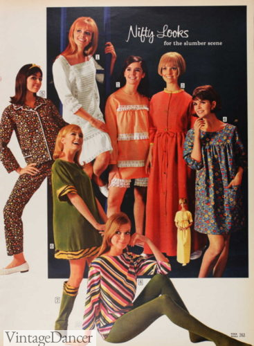 1960s Sleepwear, Pajamas, Robes History, Vintage Dancer