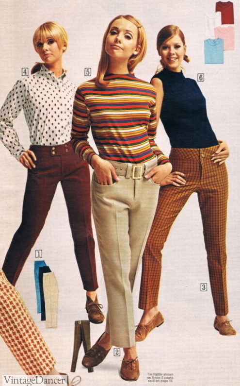 1960s Pants - Top Ten Styles for Women