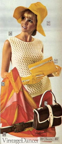 1968 mini bags and clutch