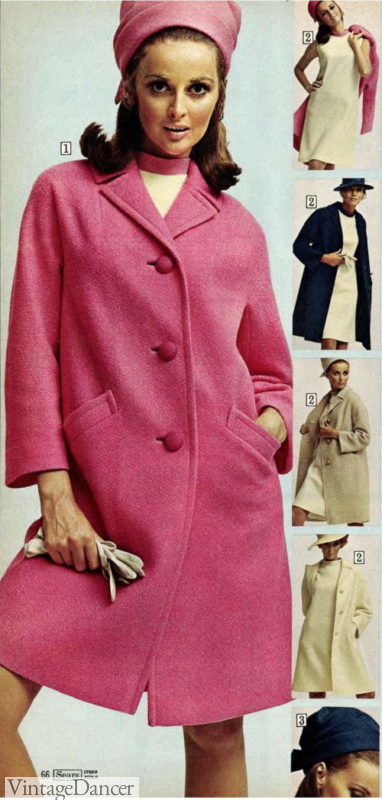 Ten 1960s Coats and Jacket Styles