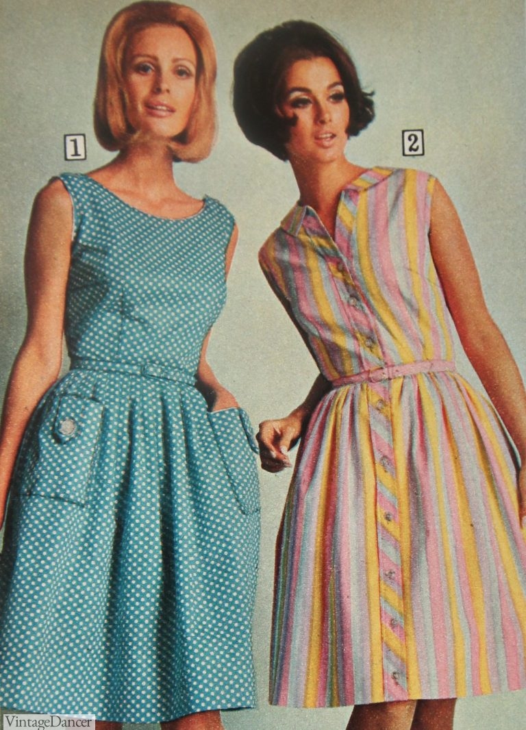 1960s Dress Styles | Swing, Shift, Mod, Mini Dresses