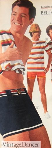 1960s mens swim shorts trunks guys swimwear