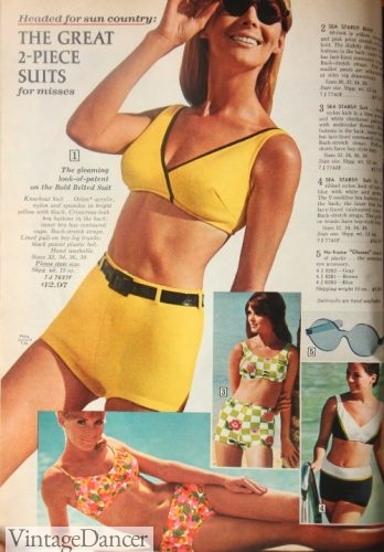Vintage NOS 1960s Gottex Bloomingdales Bikini Bathing Swim Suit