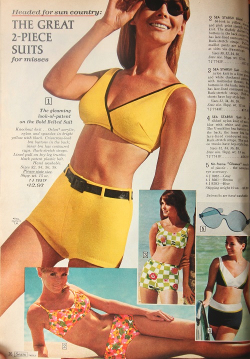 60s Swimsuits 70s Bathing Suits Retro Swimwear