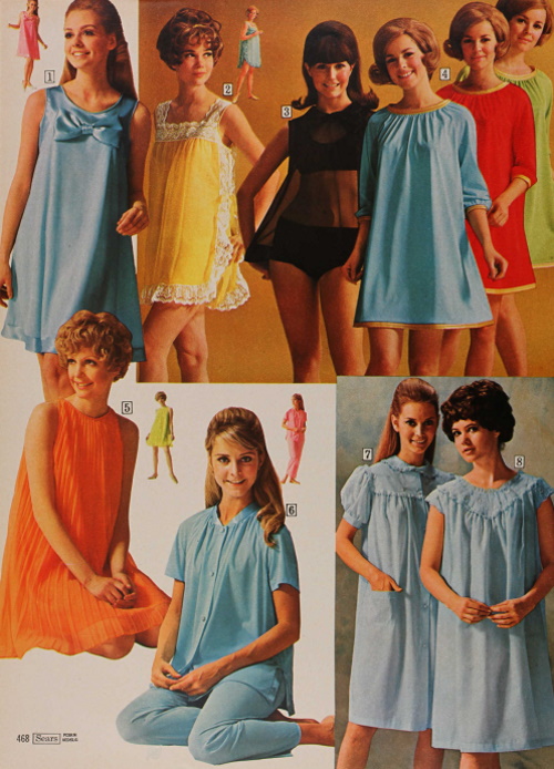 1960s Sleepwear, Pajamas, Robes History