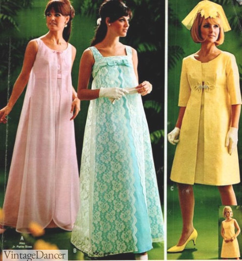 1960s Evening Dresses Bridesmaids Mothers Gowns 8060