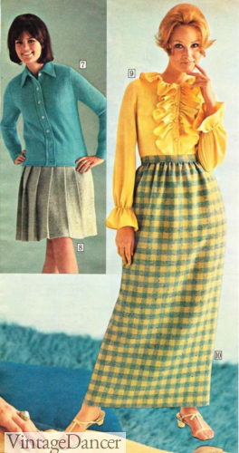 1968 long dirndl skirts