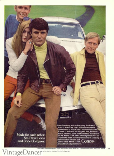 1968 leather jackets in new colors that stood out