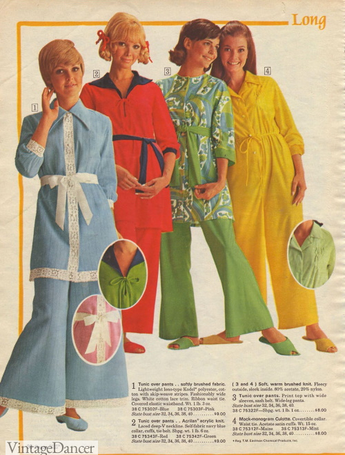 1960s Sleepwear, Pajamas, Robes History