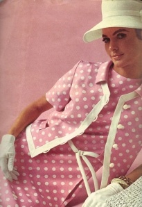 1960s polka dot dress vintage