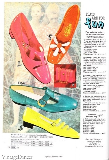 1968 Colorful PVC Shoes