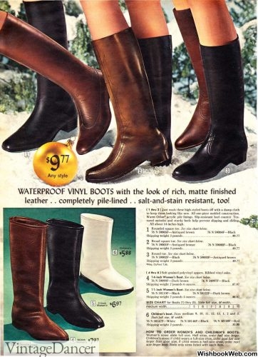 1968 tall leather boots for winter womens footwear shoes snow