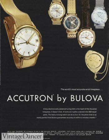 1968 Accutron by Bulova vintage men's watch ad