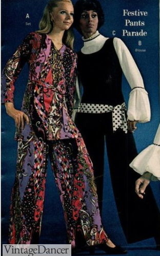 1969 tunic palazzo or jumpsuit