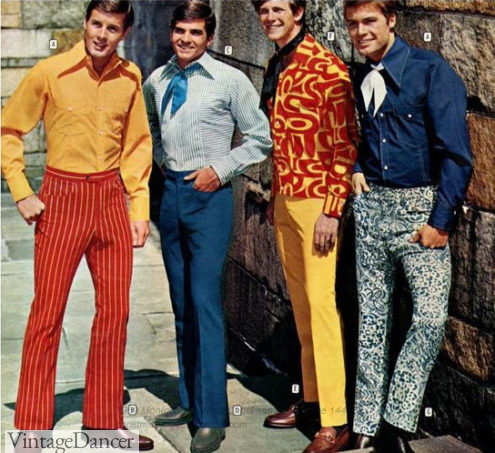1969 1970s mens fashion style outfit ideas