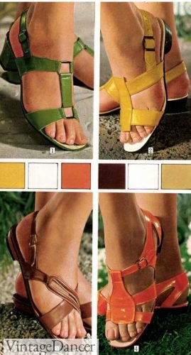 1969 sandals mod hippie