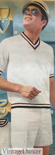 1960s mens tennis outfit