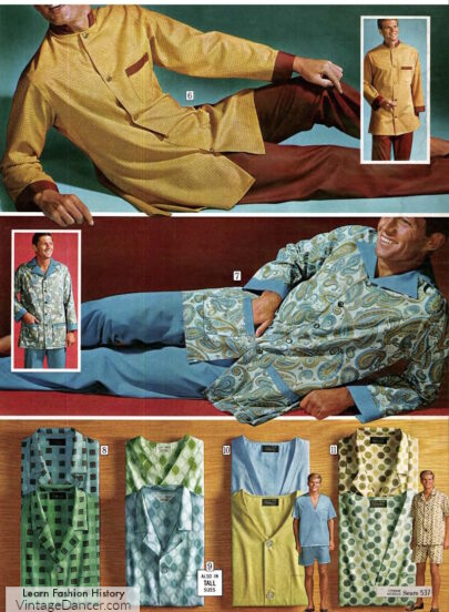 1960s mens Lounge Pajamas