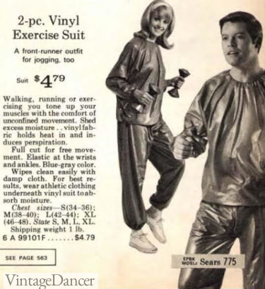 1969 Vinyl sweatsuits