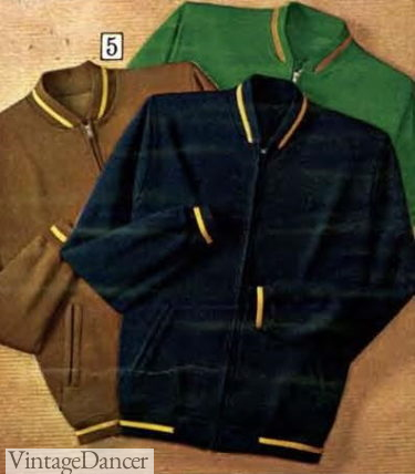 1960s mens workout clothes gym jackets