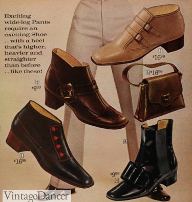1969 booties boots 60s 70s
