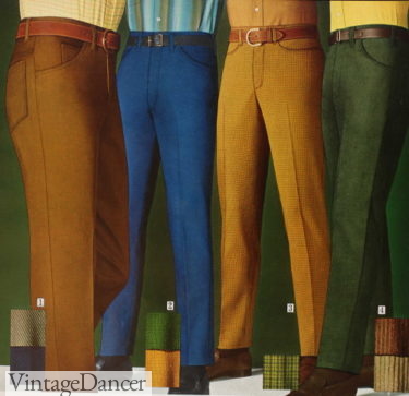 1969 mens double knit pants