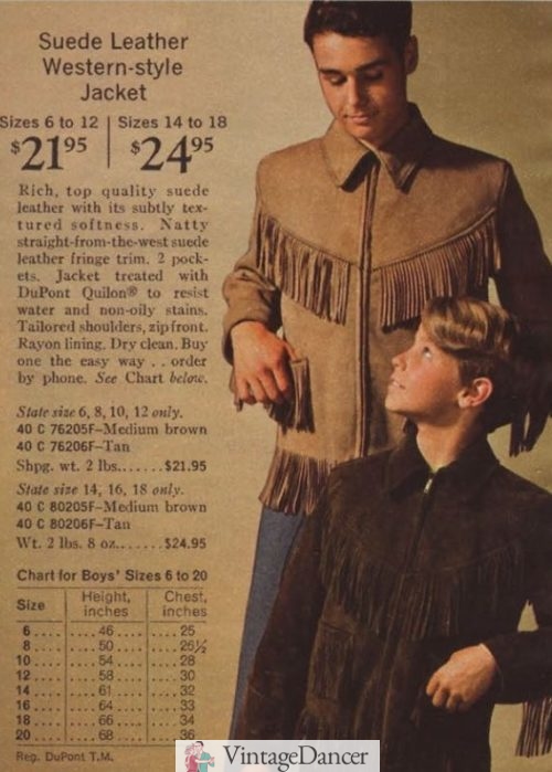 1969 fringe suede jackets