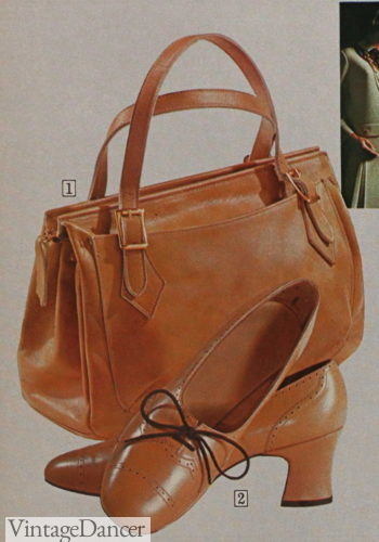 1969 leather handbag and shoes bags purse handbags