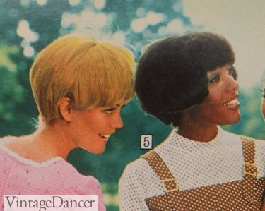 1969 short hair bobs, very '20s hairstyles for teens girls