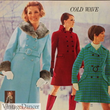 Ten 1960s Coats and Jacket Styles, Vintage Dancer