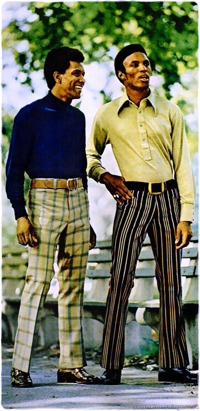 70er Jahre Retro Kostüm Für Herren – Regenbogen-Paisley Hemd + Schlaghose, Von Smiffys