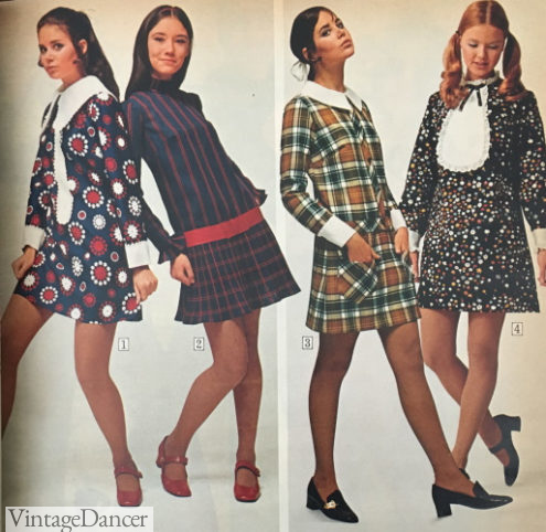 1970 short dresses