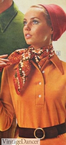 1970 hippie scarf
