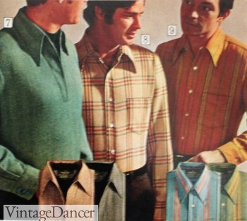 1970 men's button down shirts