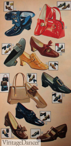 1970 shoes low heels