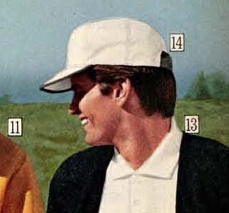 1970 baseball cap golf cap hat mens