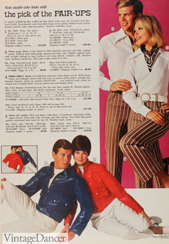1970 matching shirts, pants and jackets
