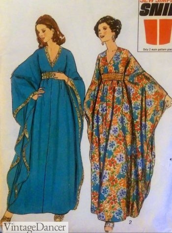 Extra Large Lounge Dress Metallic Maxi Dress 70s Shiny Steel Blue Caftan Vintage 1970s Hostess Gown