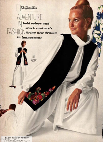 1960s Jumpsuits &#038; Hostess Pajamas History, Vintage Dancer