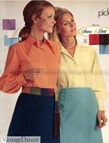 1971 blouses officewear