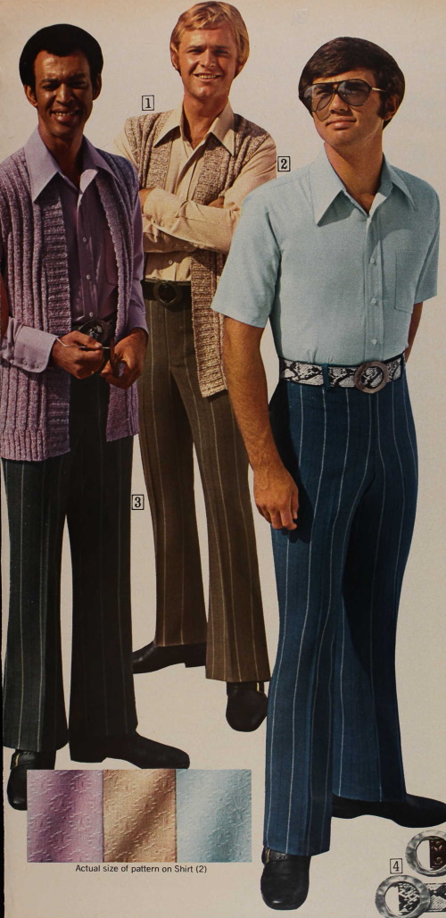 1970s Men's Fashion Disco, Soul, Hippie