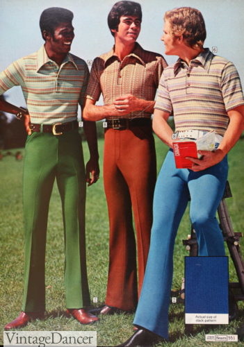 1972 knit pants men trousers slacks