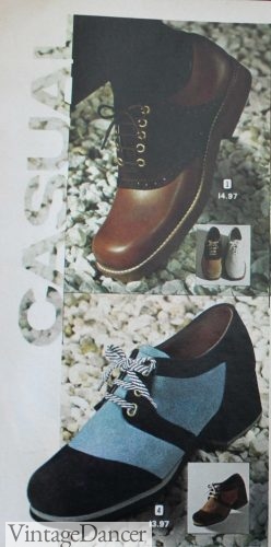 1973 platform saddle shoes